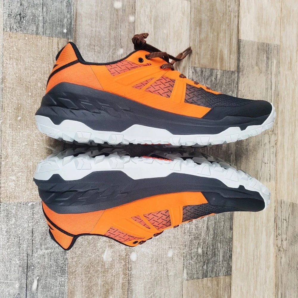 Mammut Sertig II Low GTX Mens Shoes Sz 11.5 Dark Steel Tangerine Hiking Sneakers